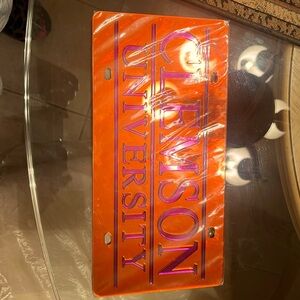 Clemson University license plate